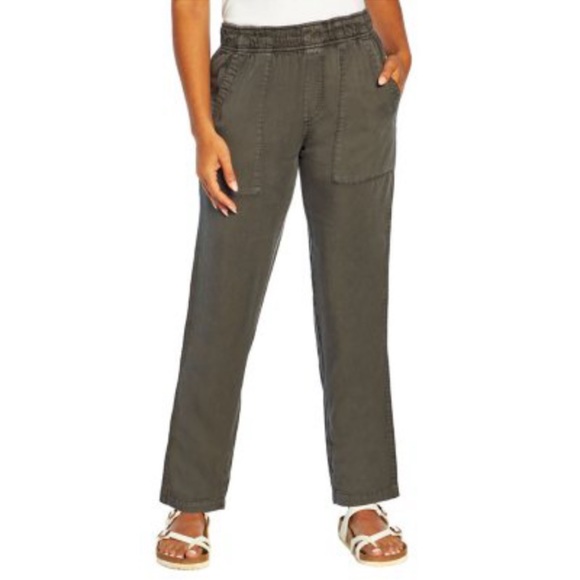 GAP Pants & Jumpsuits Nwt Gap Grey Tencel Pull On Pants Size Xl